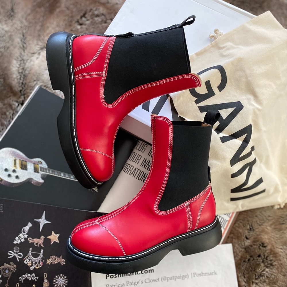 GANNI Everyday Mid Chelsea Boots